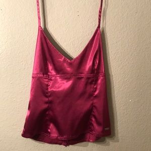 Guess Satin Halter Top (Medium)